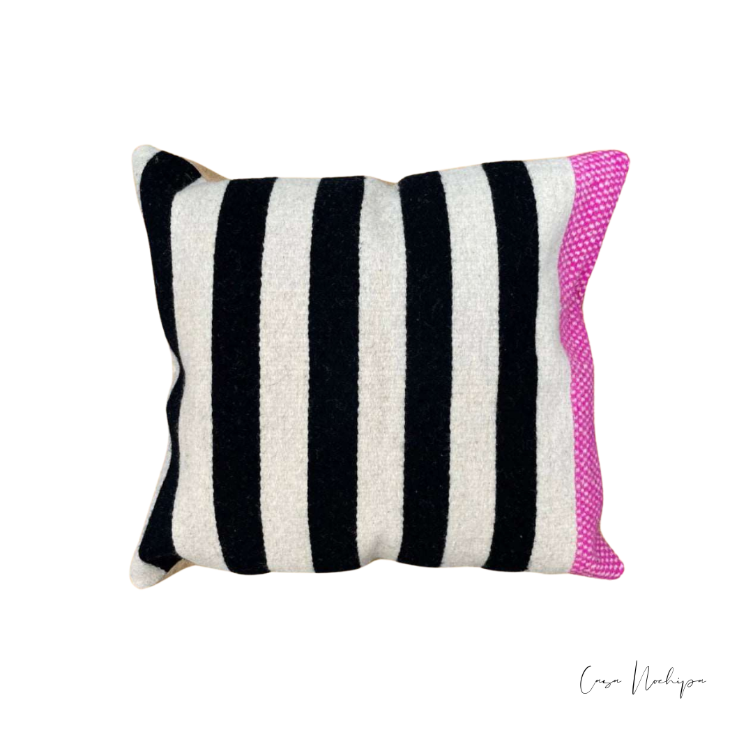 Cojín tradicional, tejido en telar de pedal, cojin artesanal
