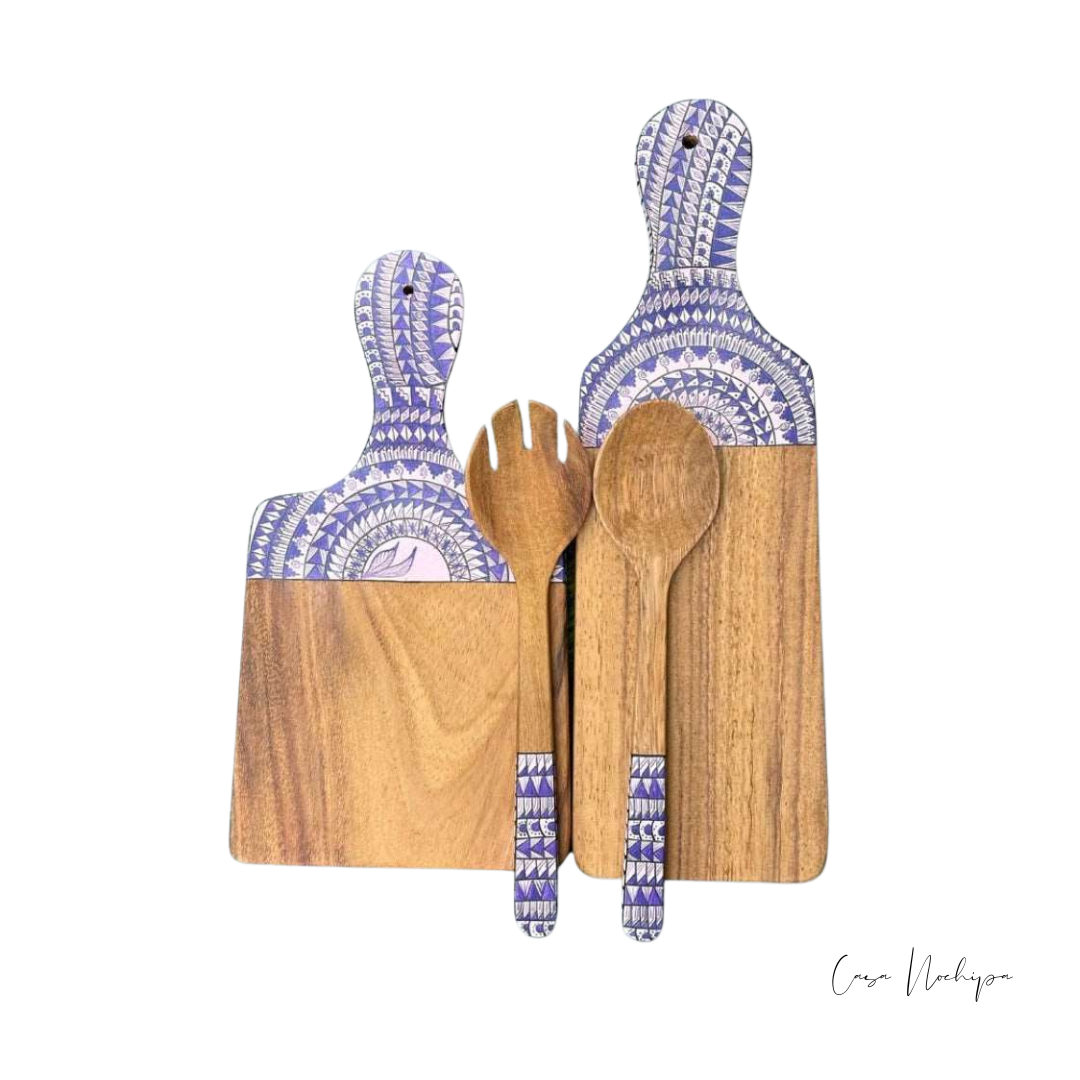 Tabla decorativa de parota, perfecta para tu cocina | Artesania | Artesania mexicana