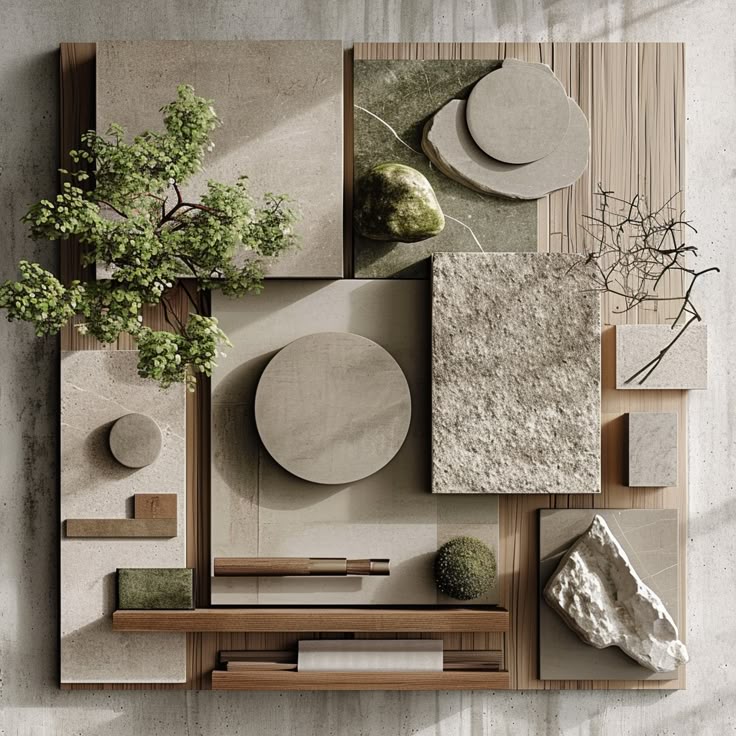 Espacio decorado con elementos naturales, lámpara de fibra y cojines artesanales.