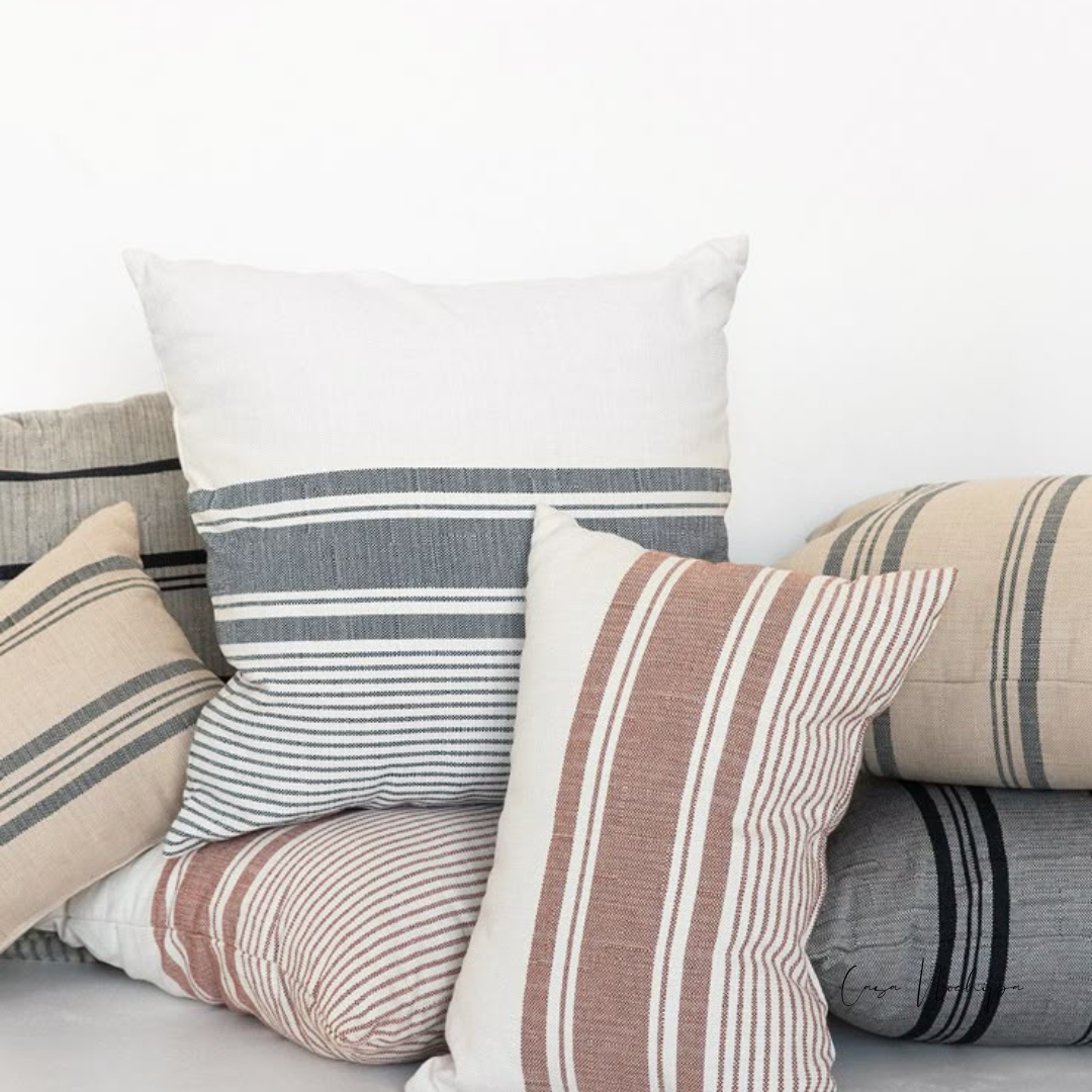 Cojines artesanales de algodon