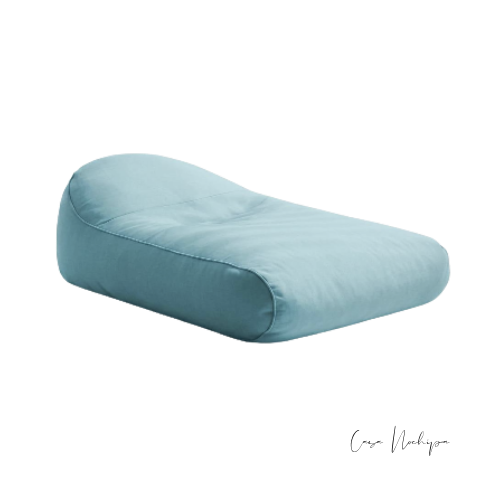 Camastro orgánico para exterior tapizado en tela Sunbrella resistente al sol, humedad y manchas