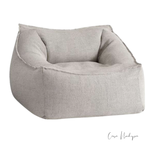 Sillón lounge para exterior tapizado en tela Sunbrella resistente al sol, humedad y manchas