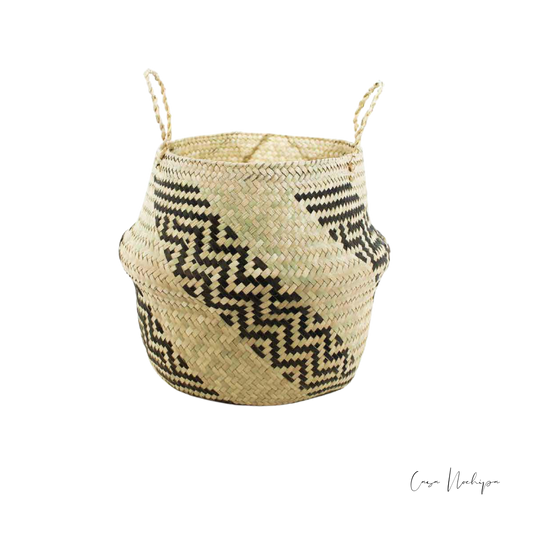 Cubremacetas artesanales de palma ahumada con leña de ocote, tejido a mano en Oaxaca. Diseño disponible en múltiples colores.