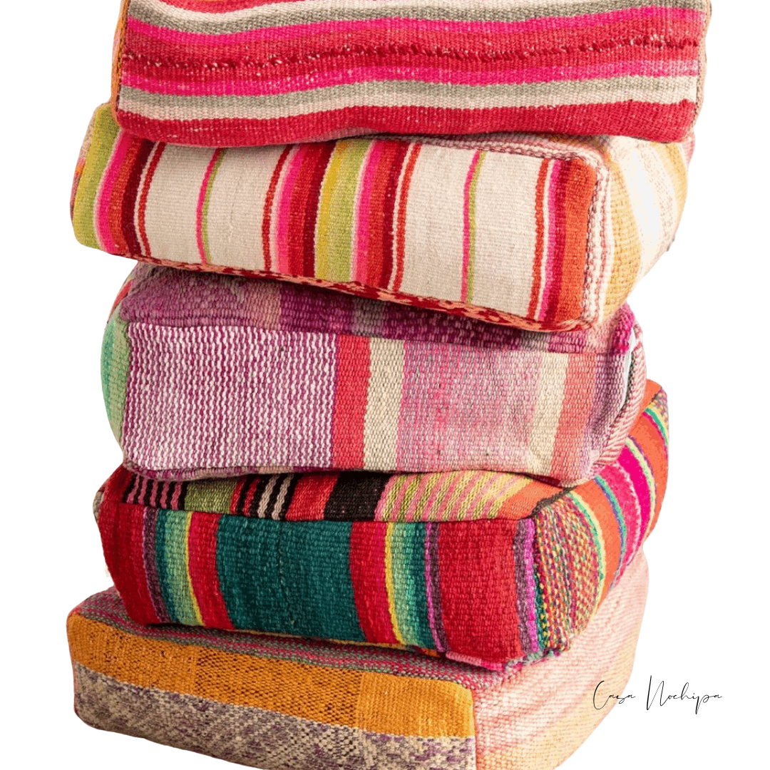 Puf | Textiles artesanales | Artesanias | Hecho a mano
