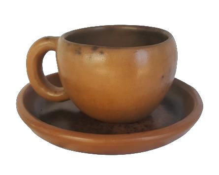 Taza Bola de Barro Bruñido - 400ml | Artesanías Mexicanas - Casa Nochipa