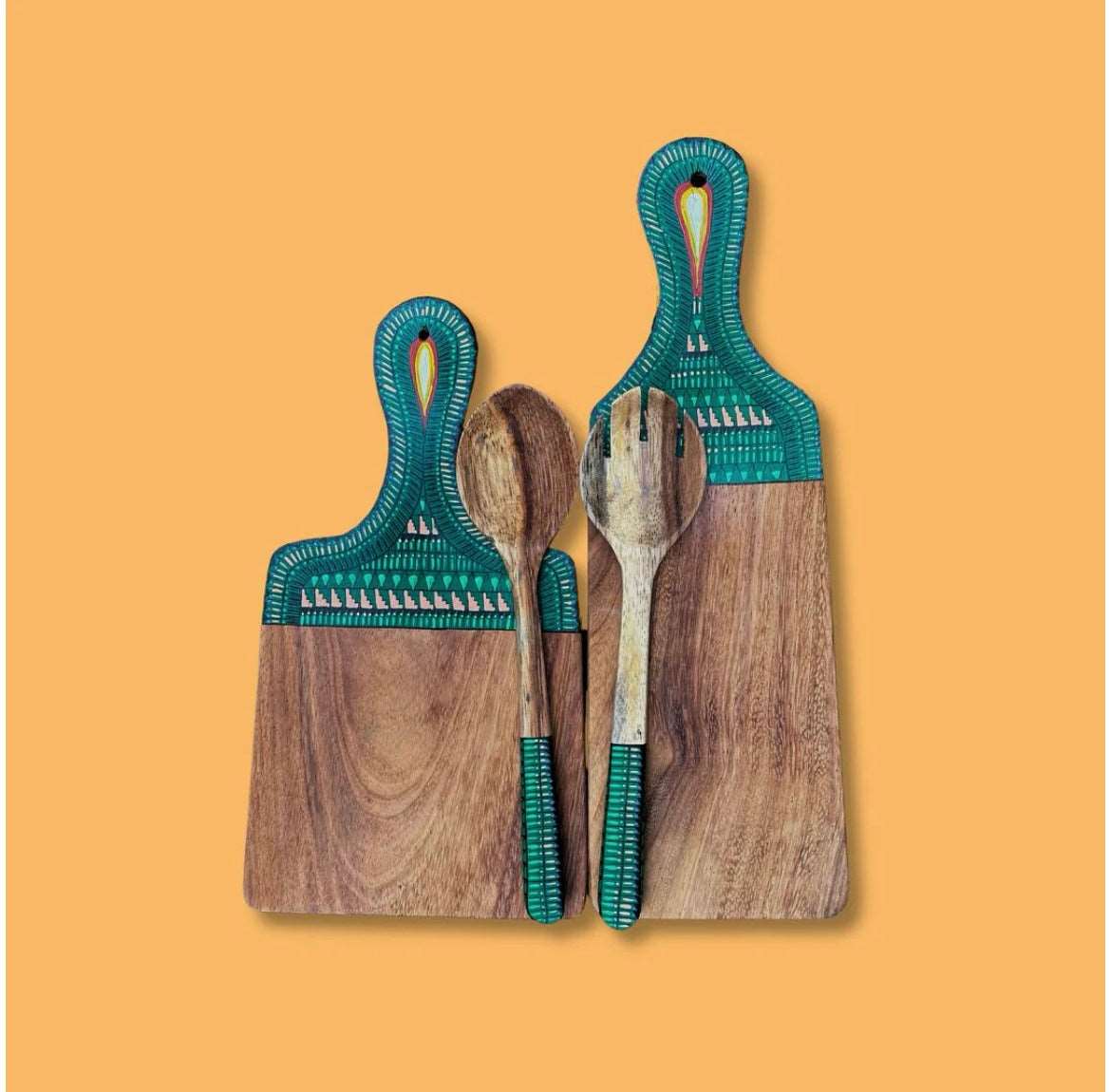 Tabla gourmet de madera de parota, ideal para servir